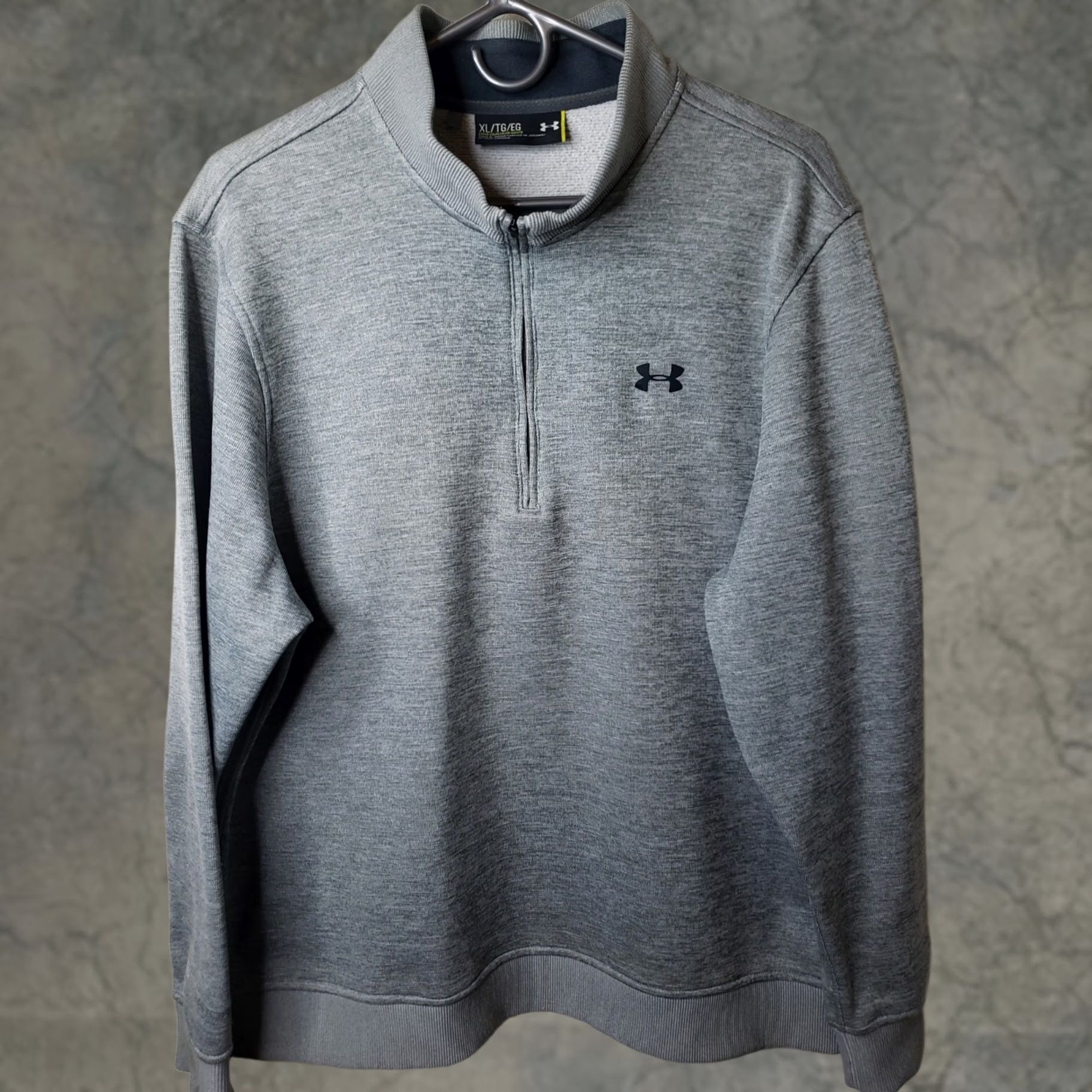 Under Armour Under Armour Heatgear Loose Fit 1/4 Zip Pullover Sweat Shirt Jacket XL Men Gray Size US XL / EU 56 / 4 - 1 Thumbnail