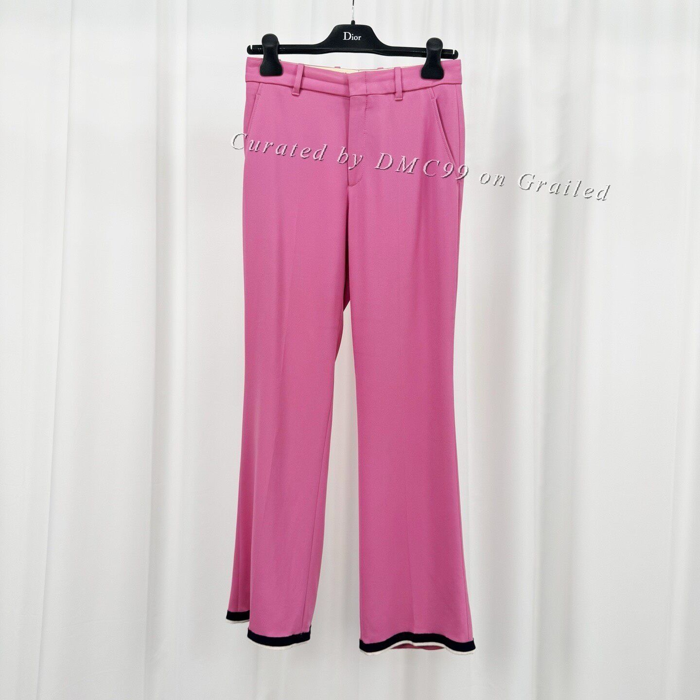 Gucci Gucci pink wool casual pants Size 38" / US 16 / IT 52 - 1 Thumbnail