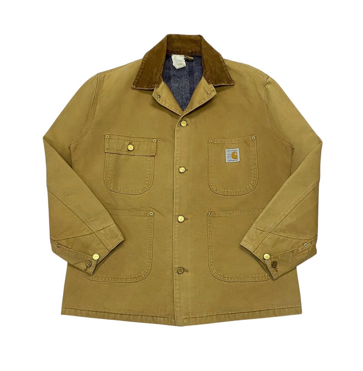 Carhartt × Vintage Carhatt 100 Anniversary Duck Canvas Chore Blanket Jacket Size US L / EU 52-54 / 3 - 4 Thumbnail