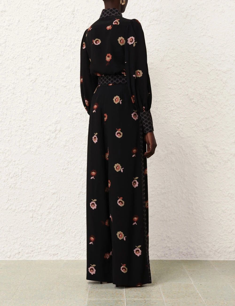 Zimmermann oc11z0825 Pussybow Shirt in Black Size M / US 6-8 / IT 42-44 - 4 Thumbnail