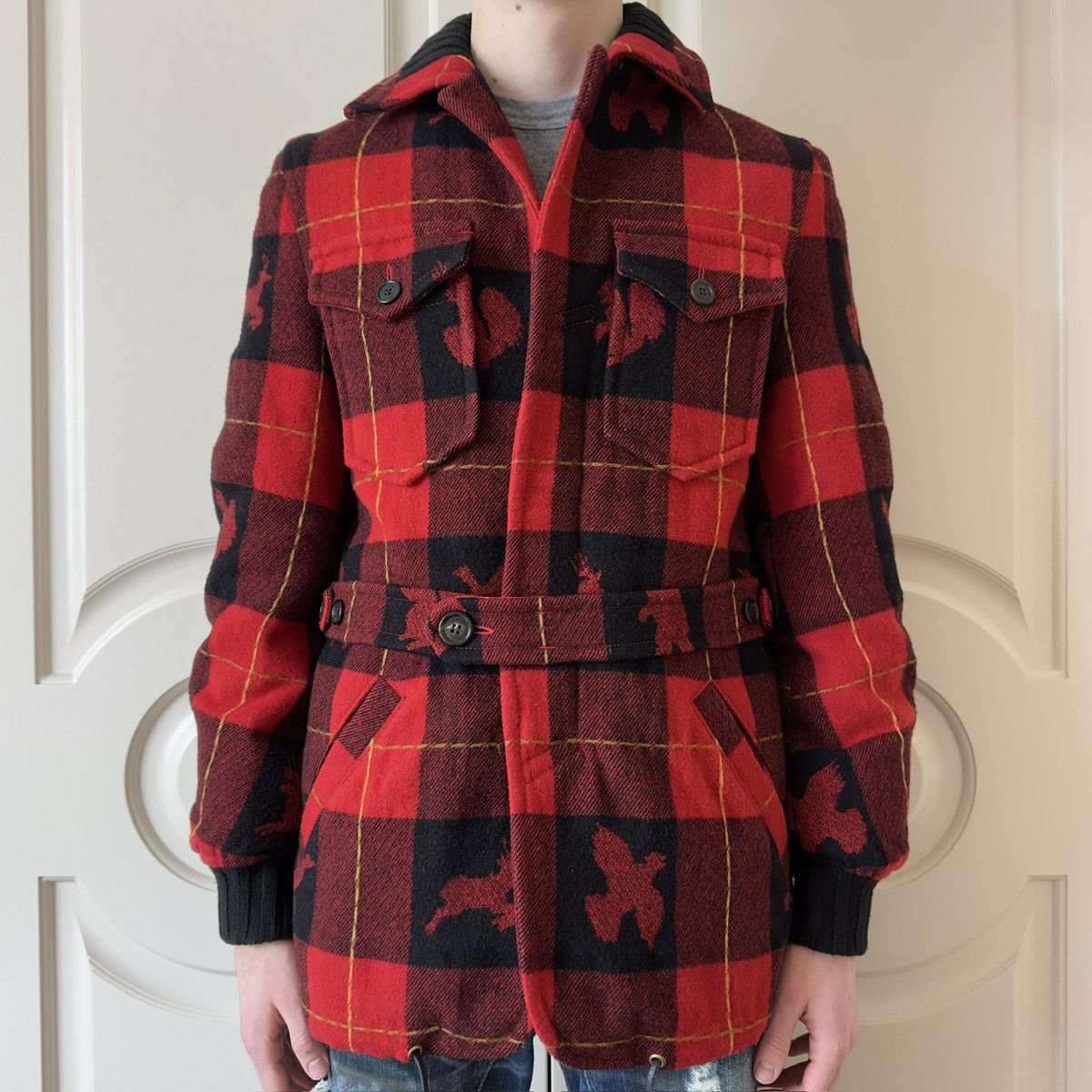 Dsquared2 Dsquared2 F/W 2004 Plaid Wool Coat Size 46 Size US M / EU 48-50 / 2 - 1 Thumbnail