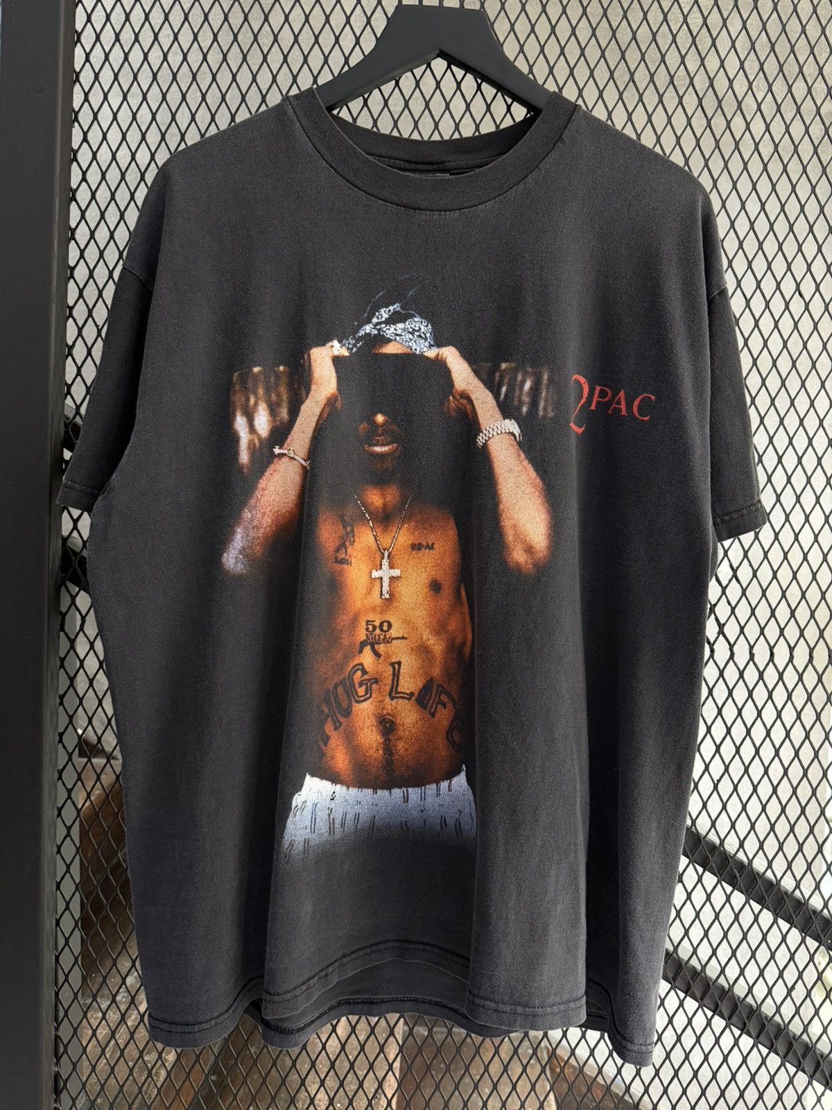 Rap Tees Vintage 1998 Tupac Shakur All Eyes On Me Promo Tee Size US XL / EU 56 / 4 - 1 Thumbnail