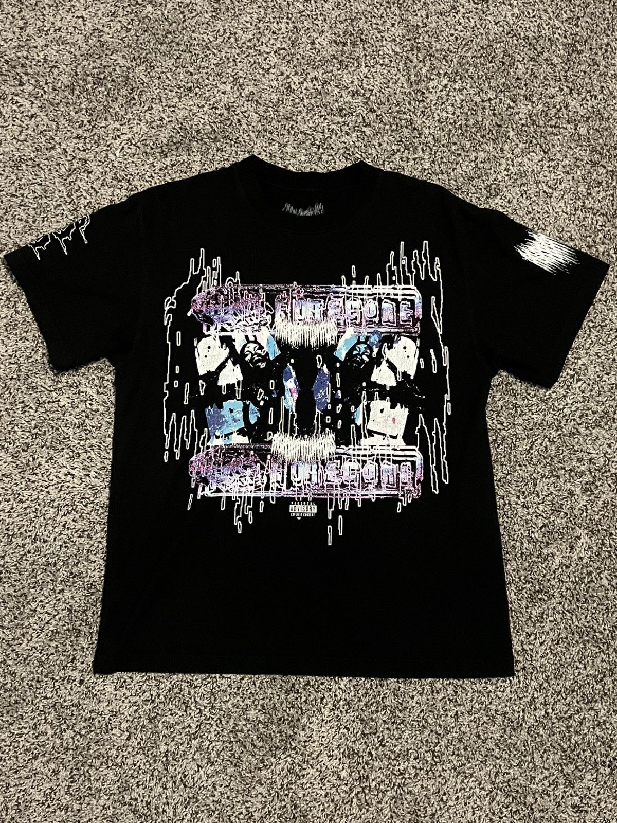 Ken Carson Ken Carson A Great Chaos Tour Merch Tee Size US M / EU 48-50 / 2 - 1 Thumbnail