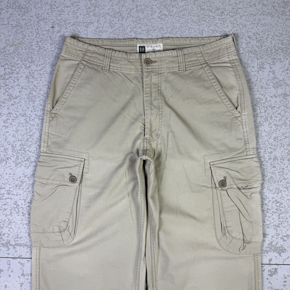 Gap GAP Baggy Multi Pocket Cargo Pant Size US 33 - 2 Thumbnail
