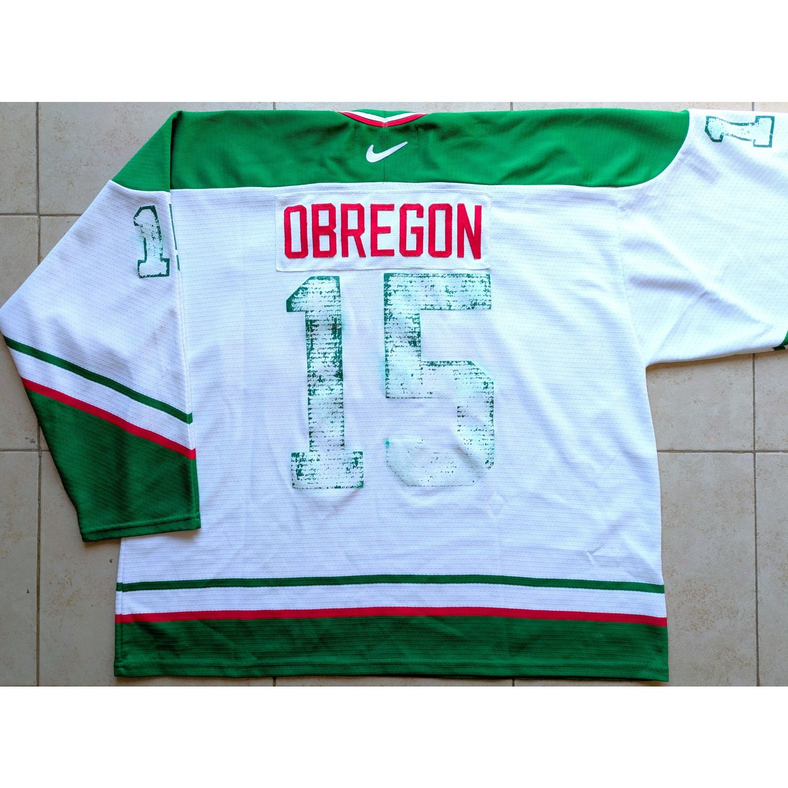 NHL MEXICO 1998 NIKE World IIHF Game jersey XL white hockey vtg Size US XL / EU 56 / 4 - 3 Thumbnail