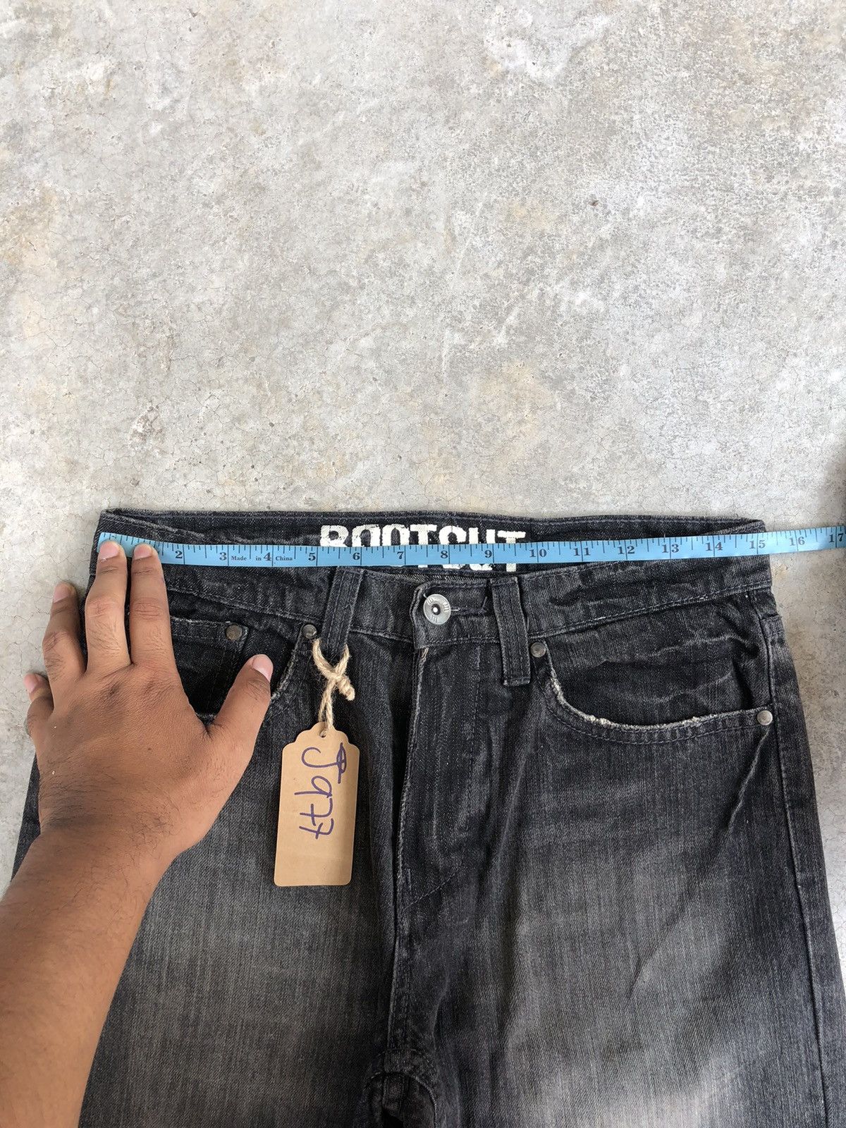 If Six Was Nine Japanese M Flared Jeans Bootcut Distressed Jeans Size US 30 / EU 46 - 19 Thumbnail