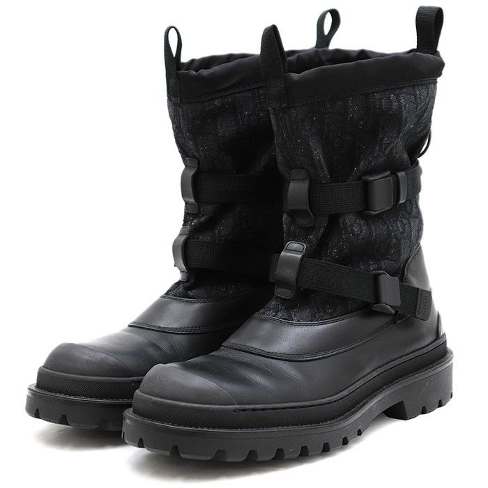 Dior Dior Dior Oblique Leather Jacquard Boots Leather Shoes DUTY FREE for USA Size ONE SIZE - 1 Thumbnail
