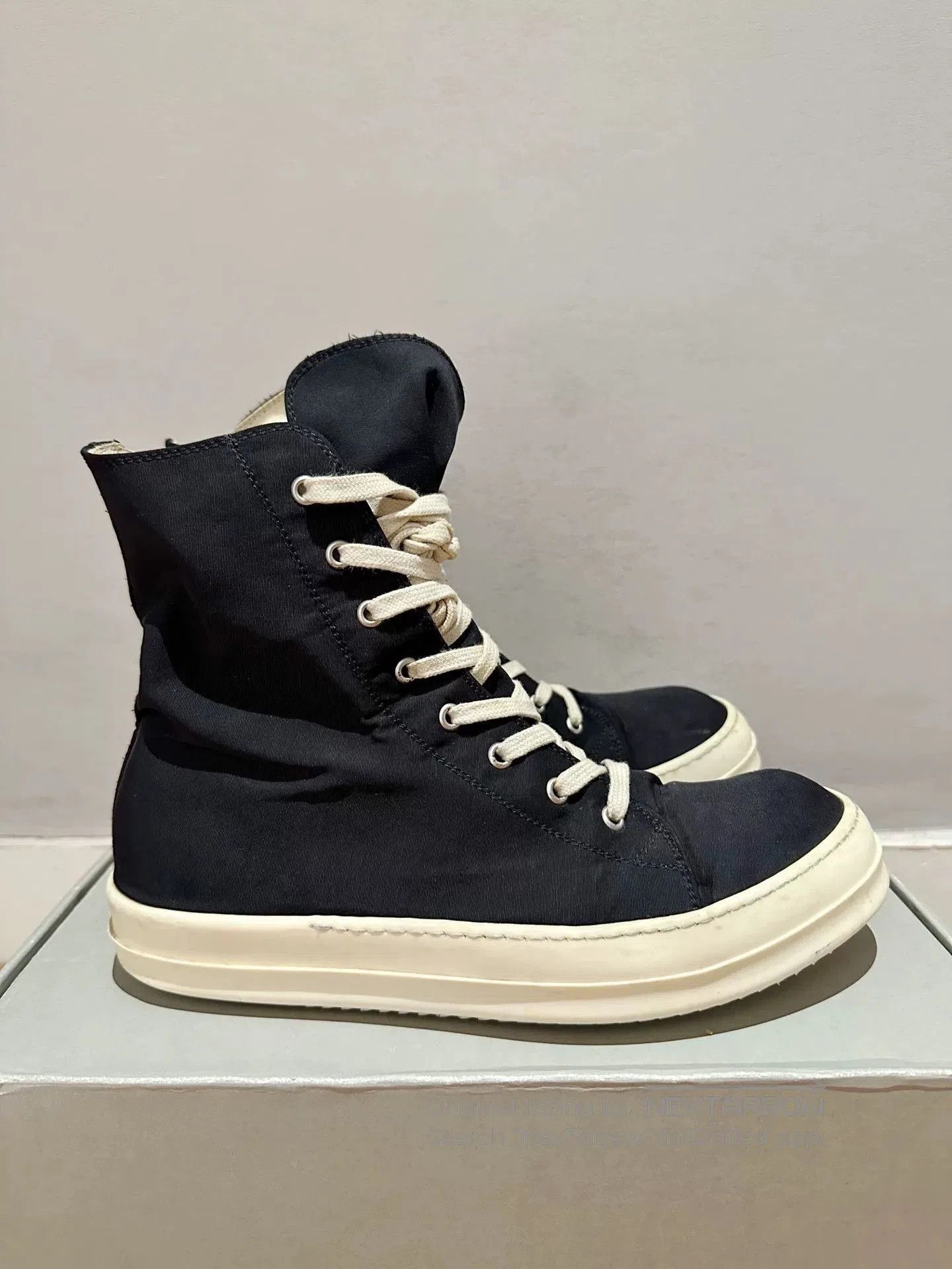 Rick Owens Drkshdw Rick Owens DRKSHDW High-Top Canvas. Size US 8 / EU 41 - 1 Thumbnail