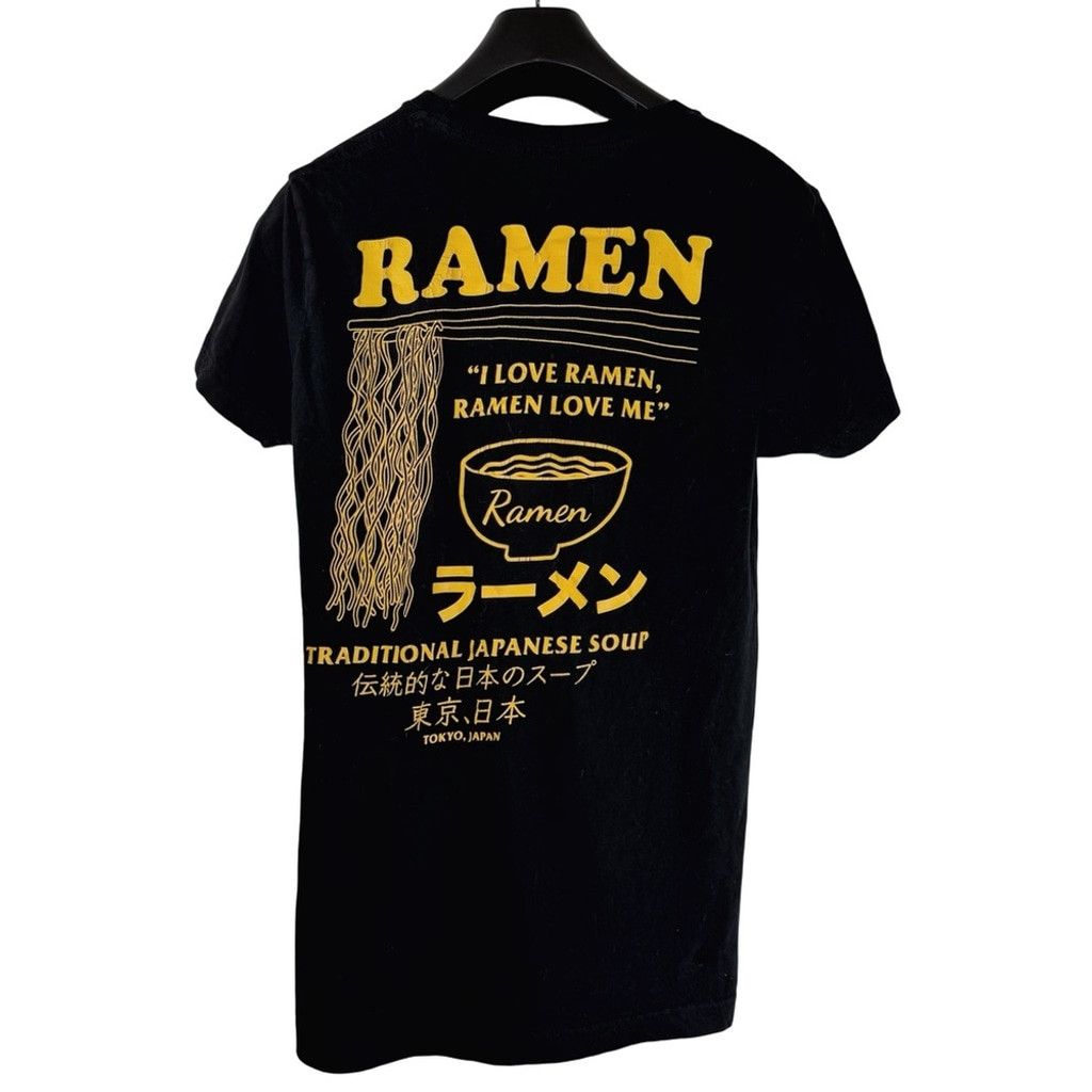 Other LCM INTERNATIONAL Women Black I Love Ramen Graphic T-Shirt S Size S / US 4 / IT 40 - 2 Thumbnail