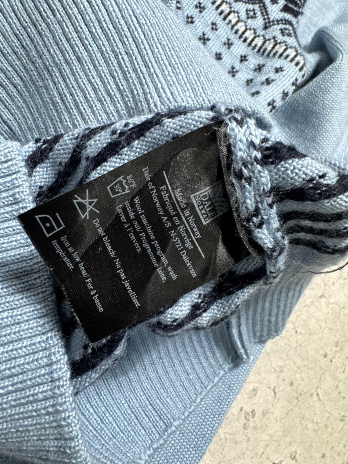 Dale Of Norway Dale Of Norway Wool Outdoor Sweater Size XS Blue Size XS / US 0-2 / IT 36-38 - 9 Thumbnail