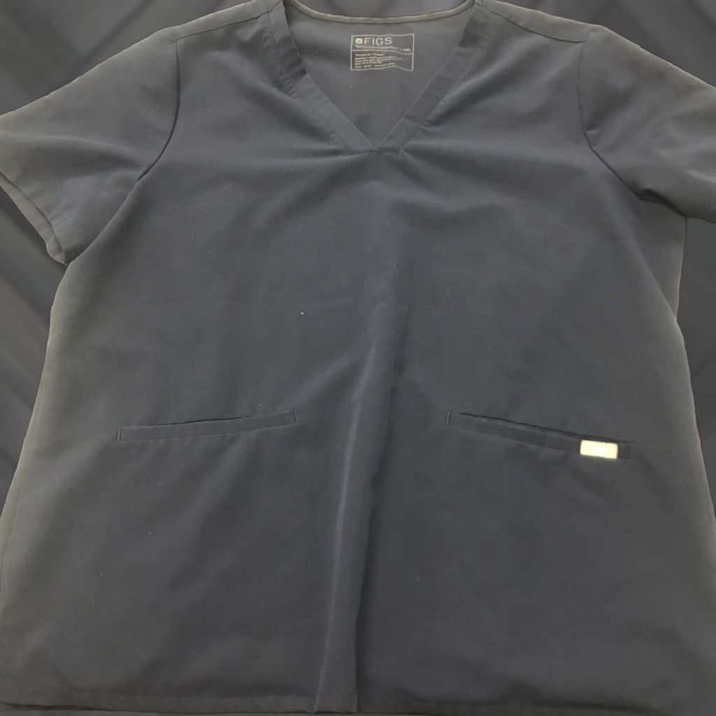 Vintage FIGS Technical Collection - Scrub Top Navy Blue Xxl / 2XL Medical Workwear Women Men? Size US XXL / EU 58 / 5 - 1 Thumbnail