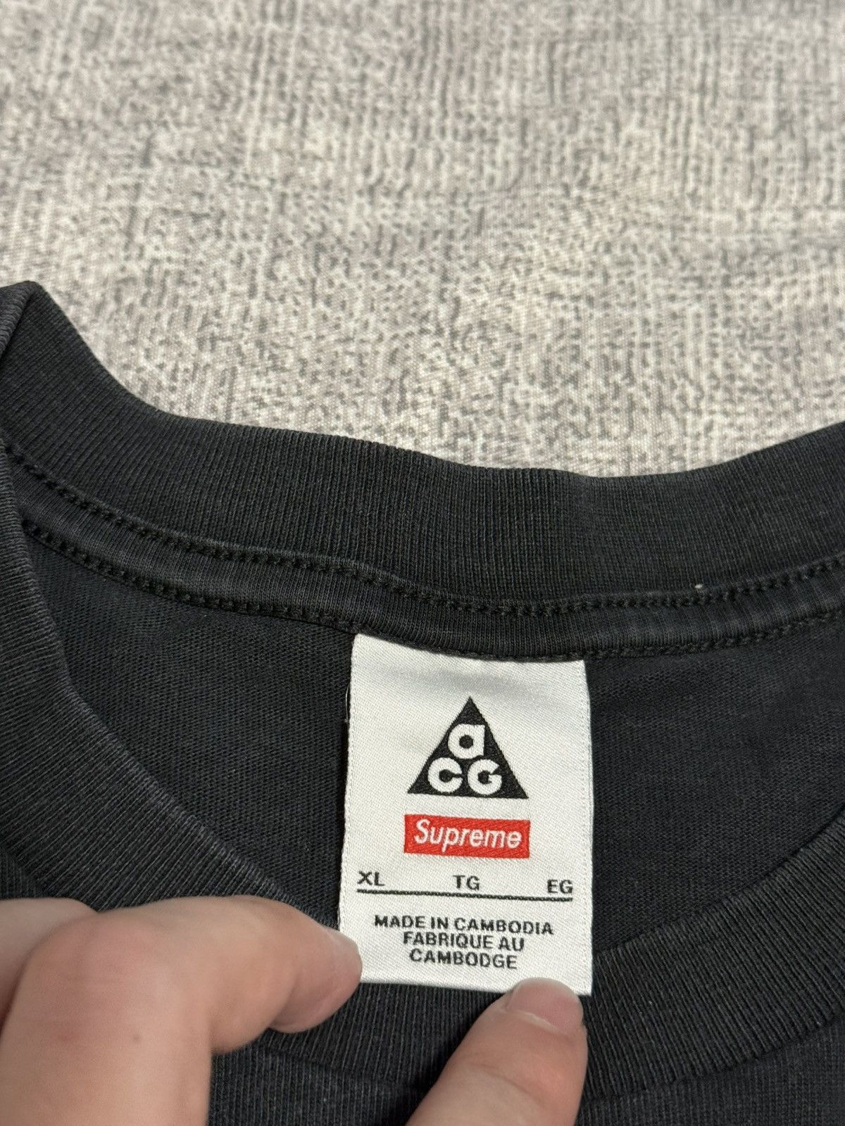 Nike ACG × Supreme Supreme nike acg tee T-shirt Size US XL / EU 56 / 4 - 3 Thumbnail