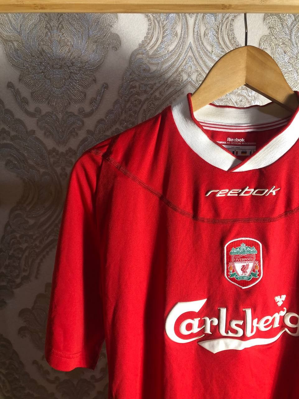 Reebok Vintage Reebok FC Liverpool England Soccer Jersey 90s Retro Size US XL / EU 56 / 4 - 4 Thumbnail