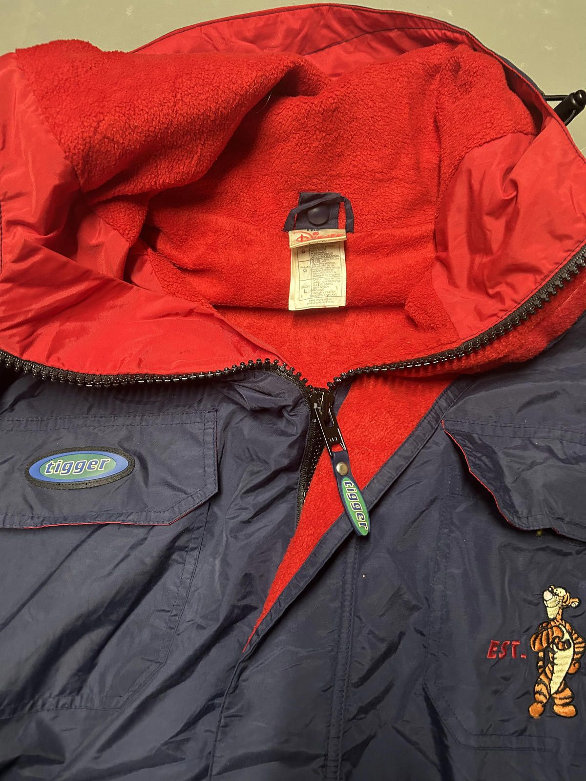 Onitsuka Tiger Authentic Tigger Jacket - Vintage Style, Navy & Red Size US L / EU 52-54 / 3 - 9 Thumbnail