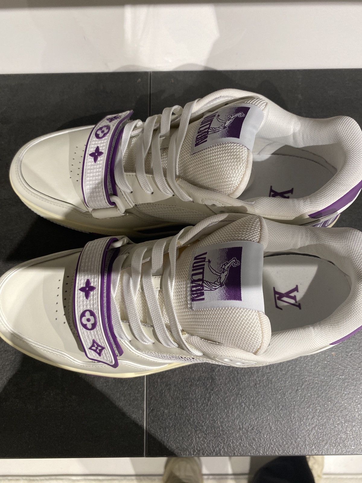 Louis Vuitton Louis Vuitton Violet Mesh Trainer Sneaker Size US 8.5 / EU 41-42 - 9 Thumbnail