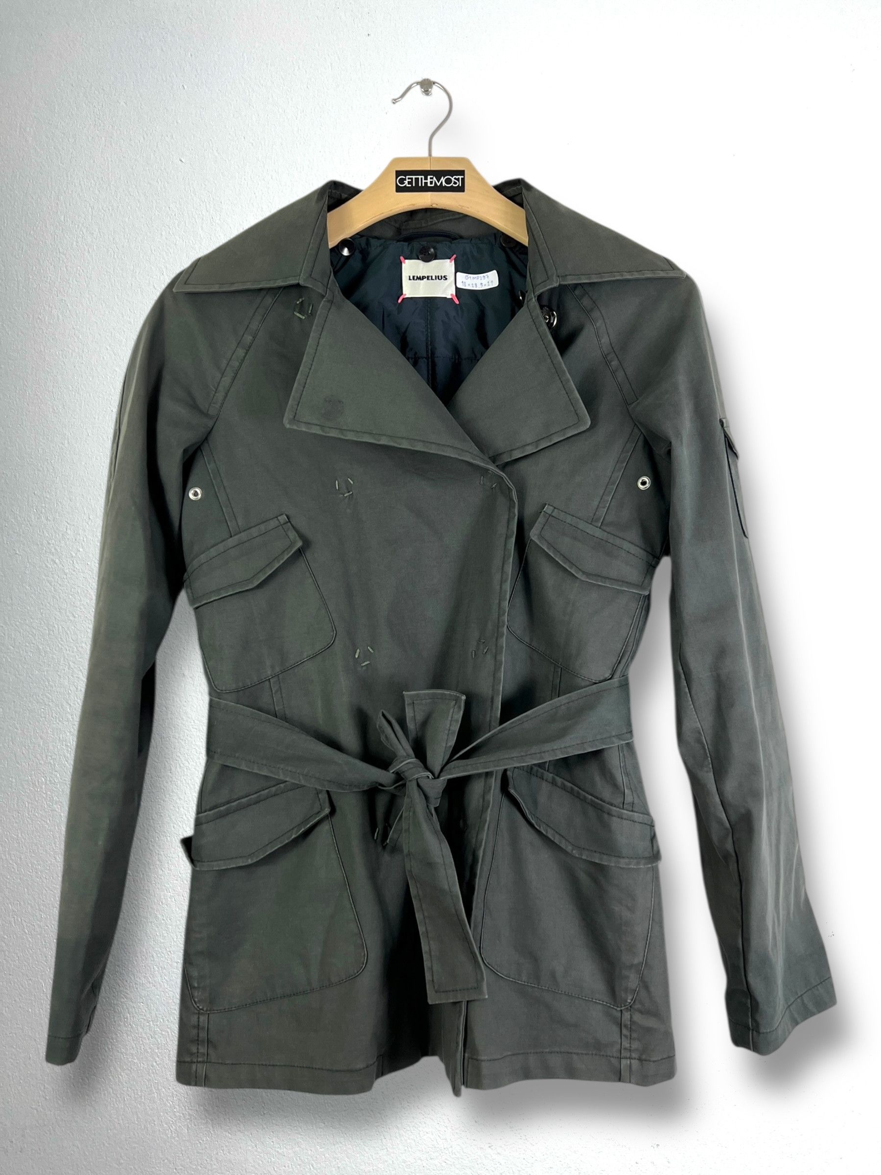 Vintage Lempelius Trench Coat GTMP297 Size M / US 6-8 / IT 42-44 - 1 Thumbnail