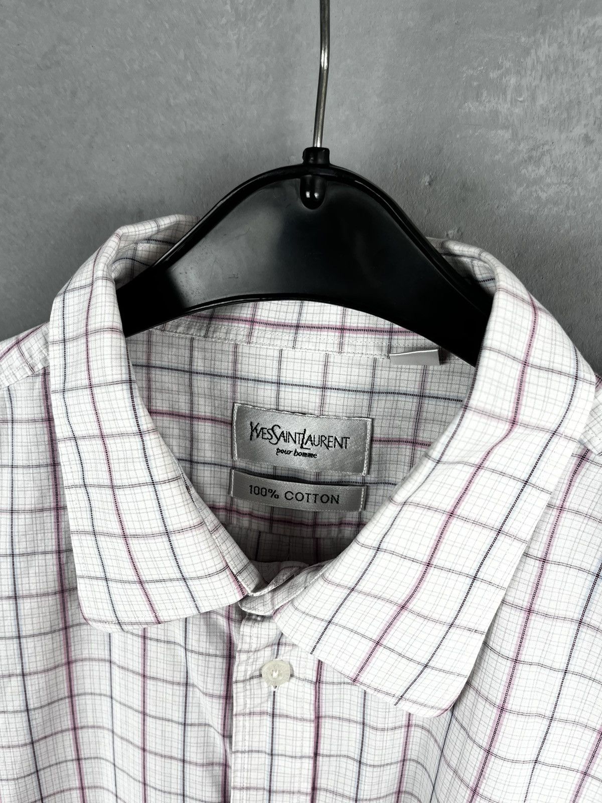 Vintage × Yves Saint Laurent YVES SAINT LAURENT shirt vintage Size US XXL / EU 58 / 5 - 6 Thumbnail