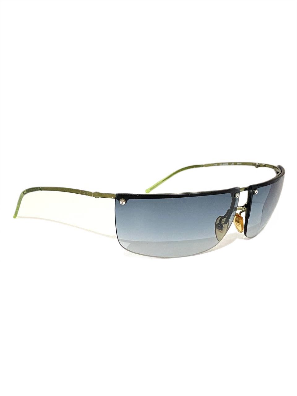 Gucci Gucci GG Logo Rimless Mask Oversized Sunglasses Vintage Y2K Size ONE SIZE - 1 Thumbnail