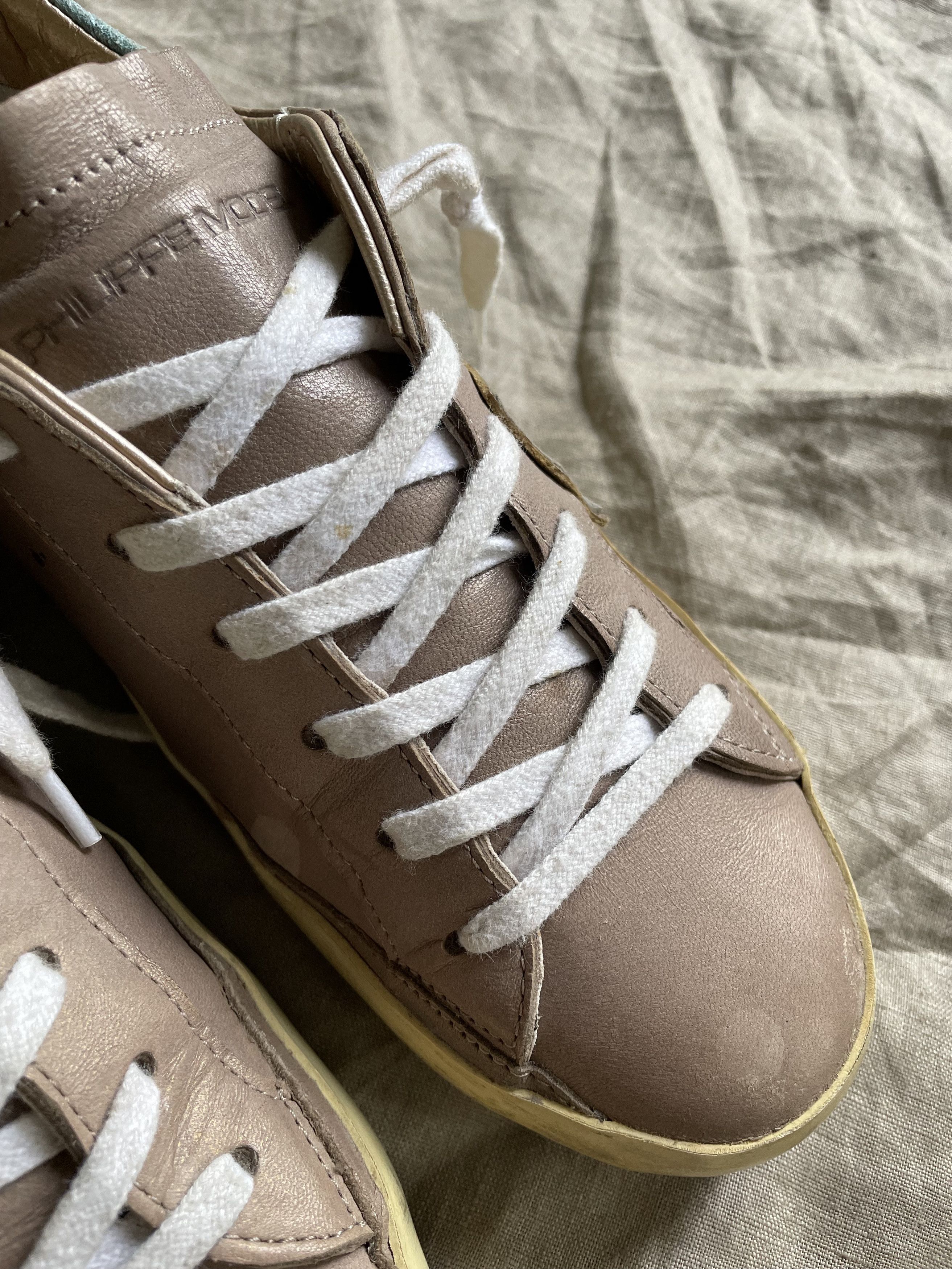 Philippe Model Philippe Model Golden Goose Style Leather Sneakers 7831AC Size US 7 / IT 37 - 6 Thumbnail