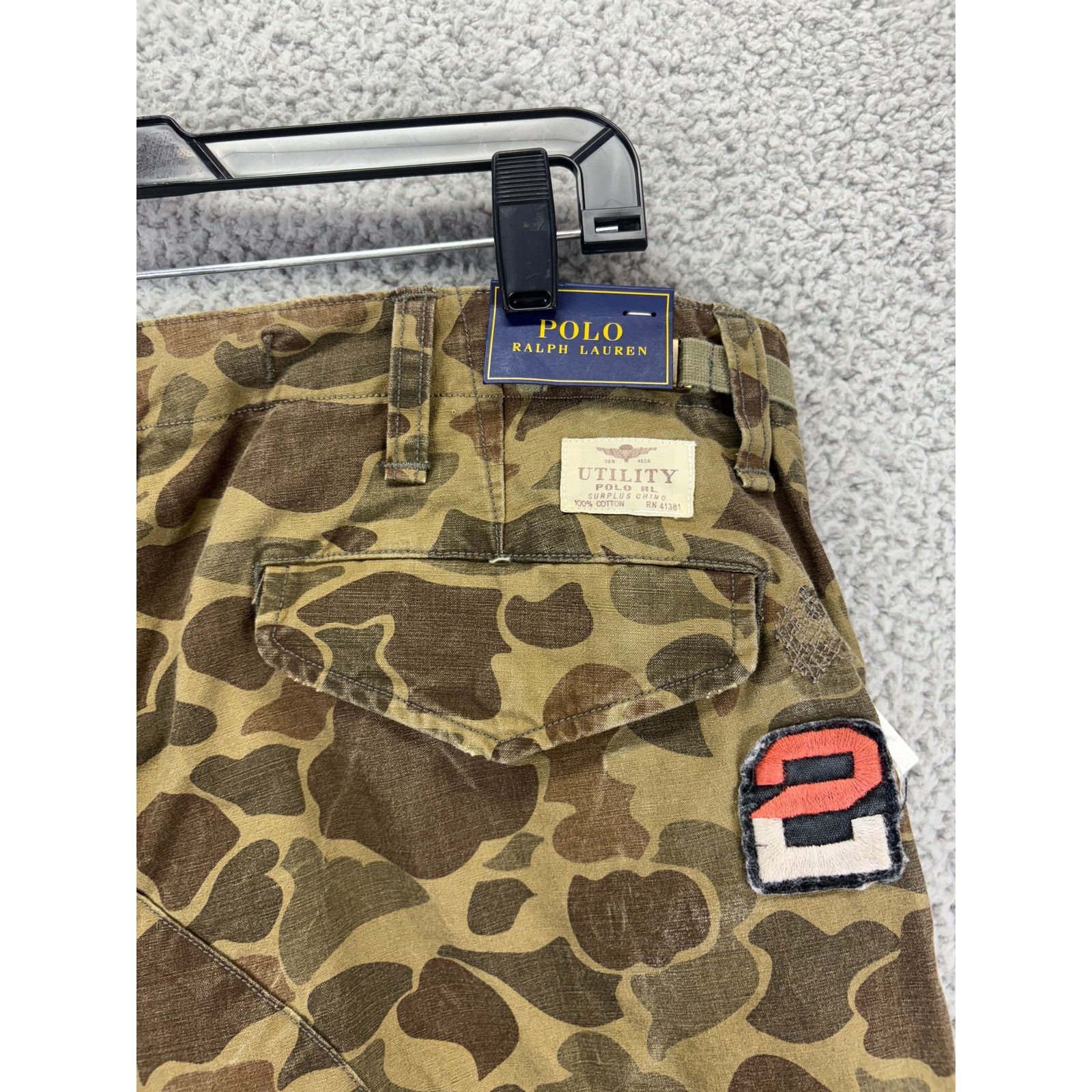 Ralph Lauren Ralph Lauren Polo Camo Utility Cargo Pants Mens 36 x 32 Club Size US 36 / EU 52 - 8 Thumbnail