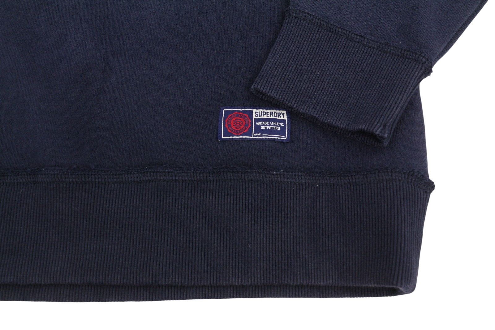 Superdry VINTAGE ATHLETIC M Dark Blue Front Logo Pullover 87118 Size US M / EU 48-50 / 2 - 6 Thumbnail