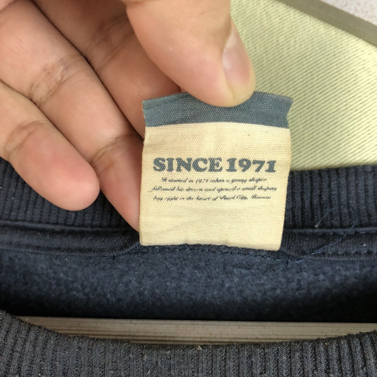 Japanese Brand T&C Surf Designs vintage Dark Blue Sweatshirt #7440 Size US L / EU 52-54 / 3 - 15 Thumbnail