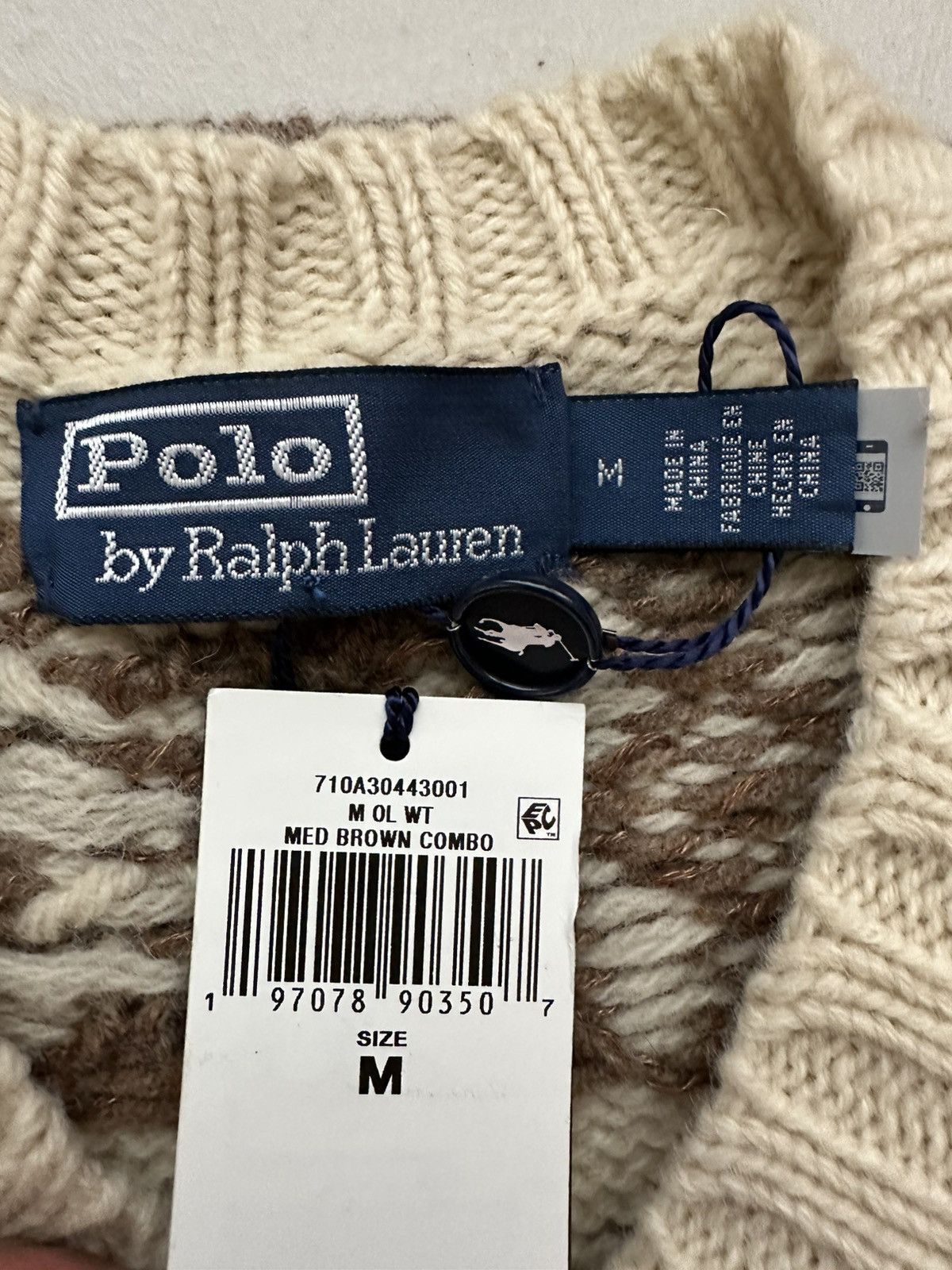 Polo Ralph Lauren Polo Ralph Lauren Plaid Wool Linen Sweater Nordic Country Size US M / EU 48-50 / 2 - 8 Thumbnail