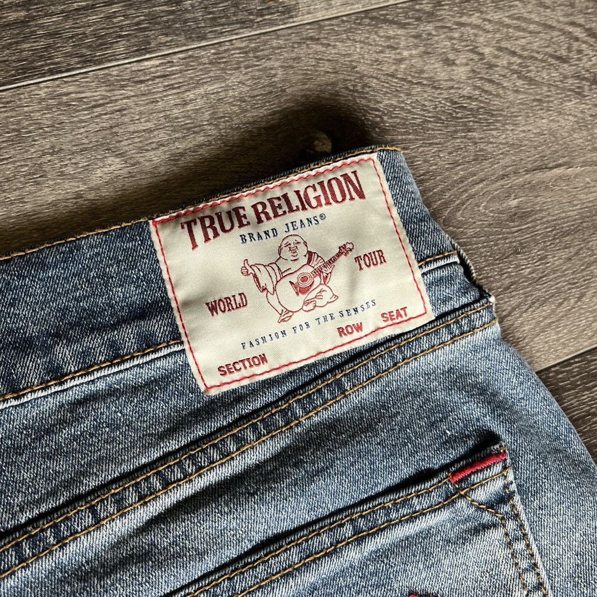 True Religion Vintage 2000s True Religion Ricky Straight Denim Jeans 36 Size US 36 / EU 52 - 4 Thumbnail