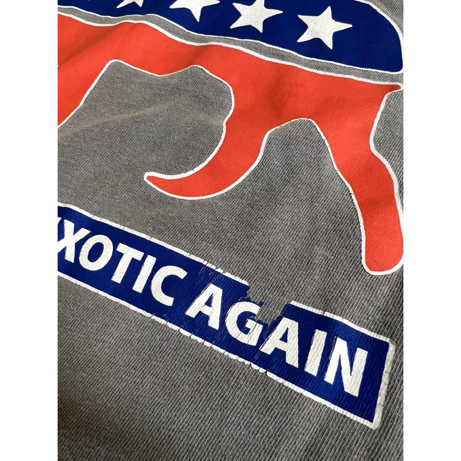 Vintage Mens Joe Exotic 2020 Campaign Political T-shirt Gray Short Sleeve S Tiger Size US S / EU 44-46 / 1 - 6 Thumbnail