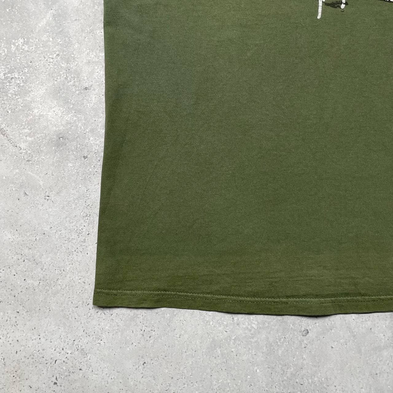 Band Tees × Vintage Vintage 2003 Anti-Flag Power To The Peaceful T Shirt Green Size US L / EU 52-54 / 3 - 8 Thumbnail