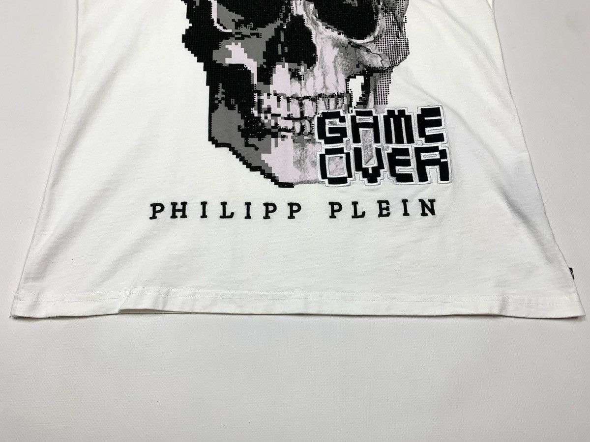 Philipp Plein Philipp Plein T-shirt Game Over Print Skull Big Logo Size US L / EU 52-54 / 3 - 2 Thumbnail