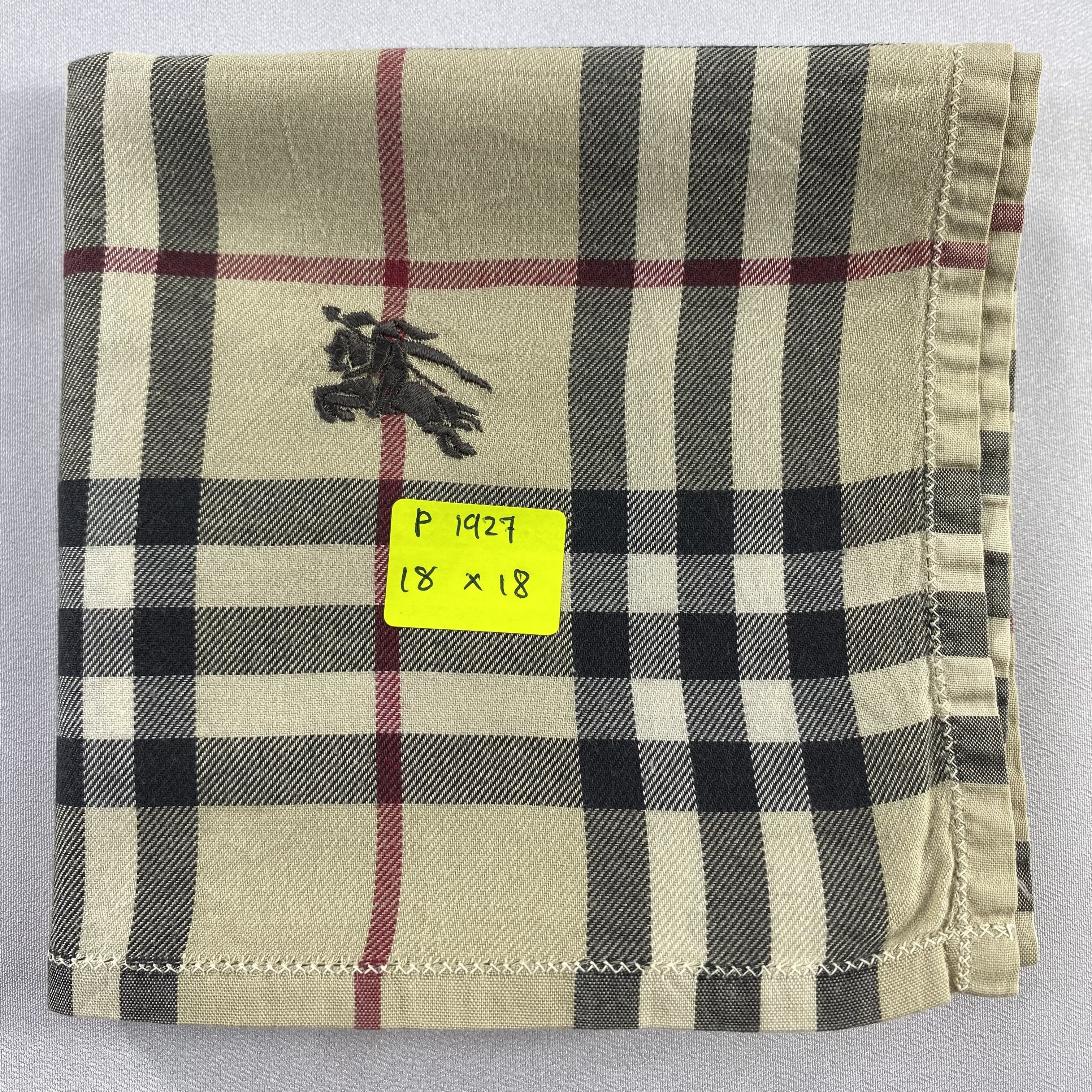 Burberry × Vintage Burberry Handkerchief / Neckerchief / Bandana-P1927 Size ONE SIZE - 5 Thumbnail