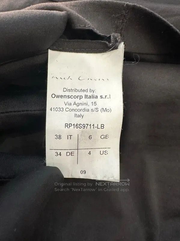 Rick Owens Rick Owens Black Leather Women's Jacket . Size S / US 4 / IT 40 - 5 Thumbnail