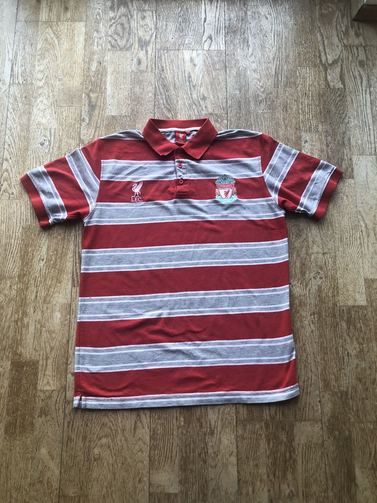 Vintage LIVERPOOL FC RARE VINTAGE FOOTBALL SOCCER POLO SHIRT Size US L / EU 52-54 / 3 - 1 Thumbnail