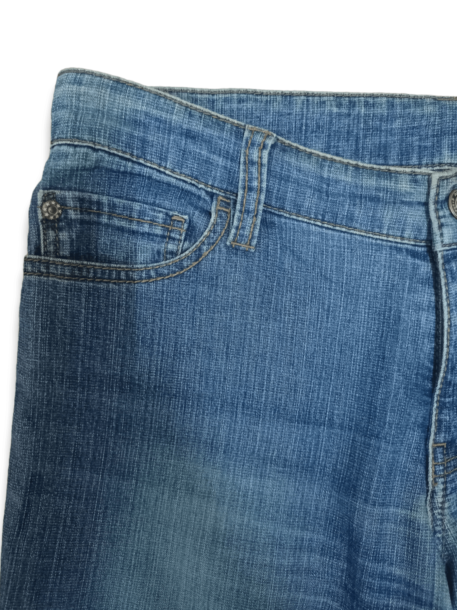 Japanese Brand SALES 🔥 Vintage Japanese Blue Wash Flares Distressed Denim Size US 30 / EU 46 - 4 Thumbnail