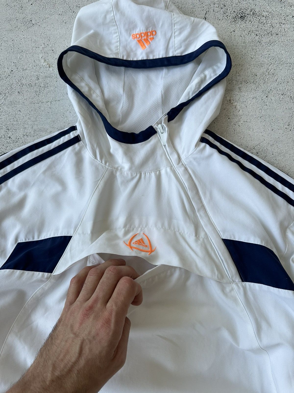 Adidas × Vintage Vintage Ninja Adidas Track Jacket Anorak 00s Size US L / EU 52-54 / 3 - 9 Thumbnail