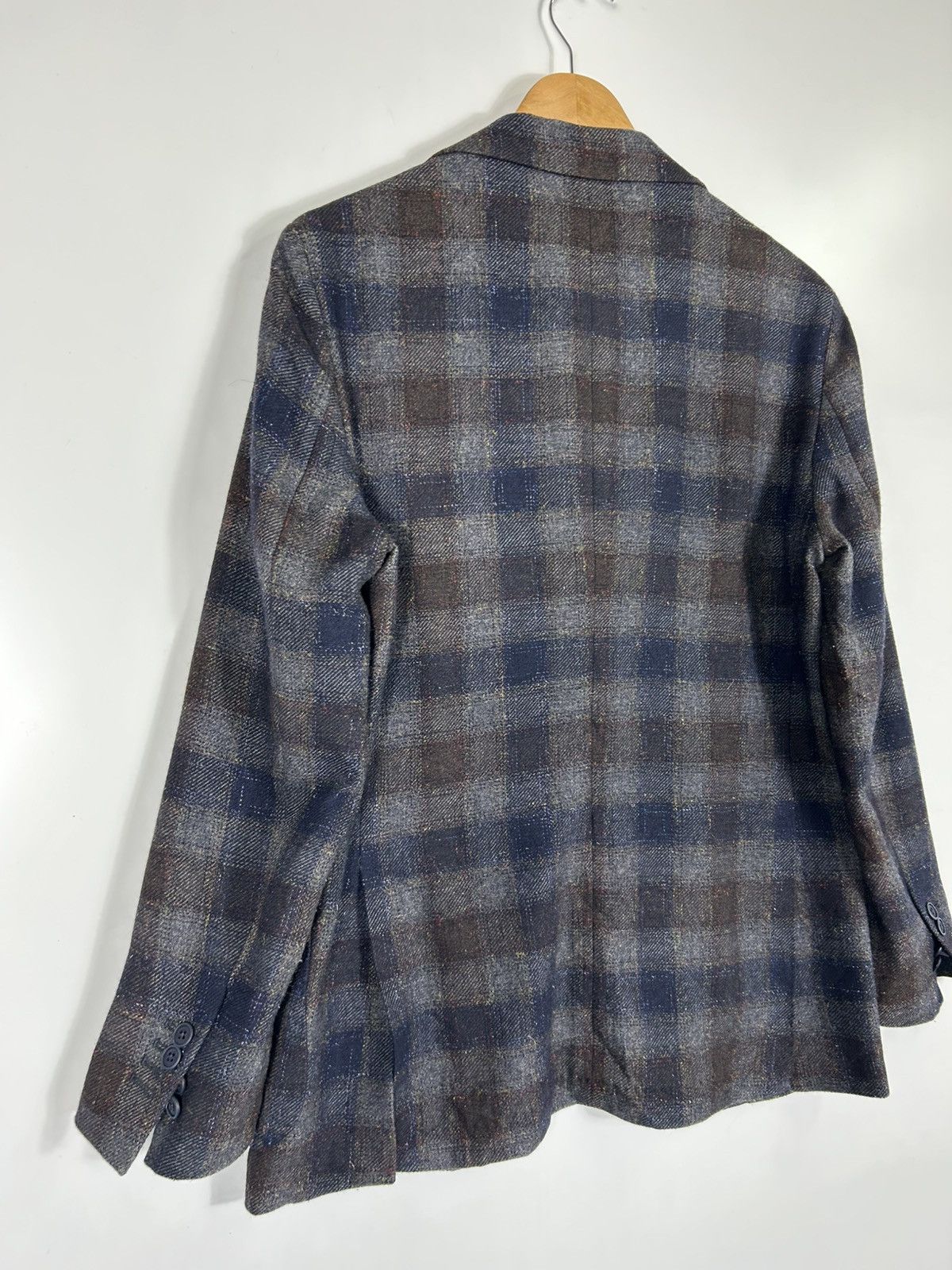 Designer 🔥51 CINQUANTUNO Italian Wool Luxury Flannel Sport Coat Size US M / EU 48-50 / 2 - 16 Thumbnail