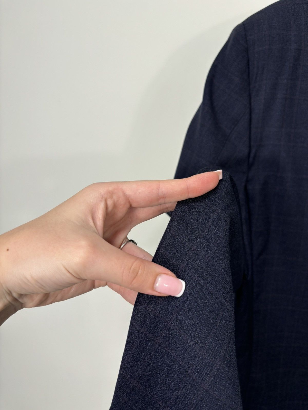Canali Canali 1934 Su Misura Men’s Navy Blue Wool Blazer Jacket Size 40R - 24 Thumbnail