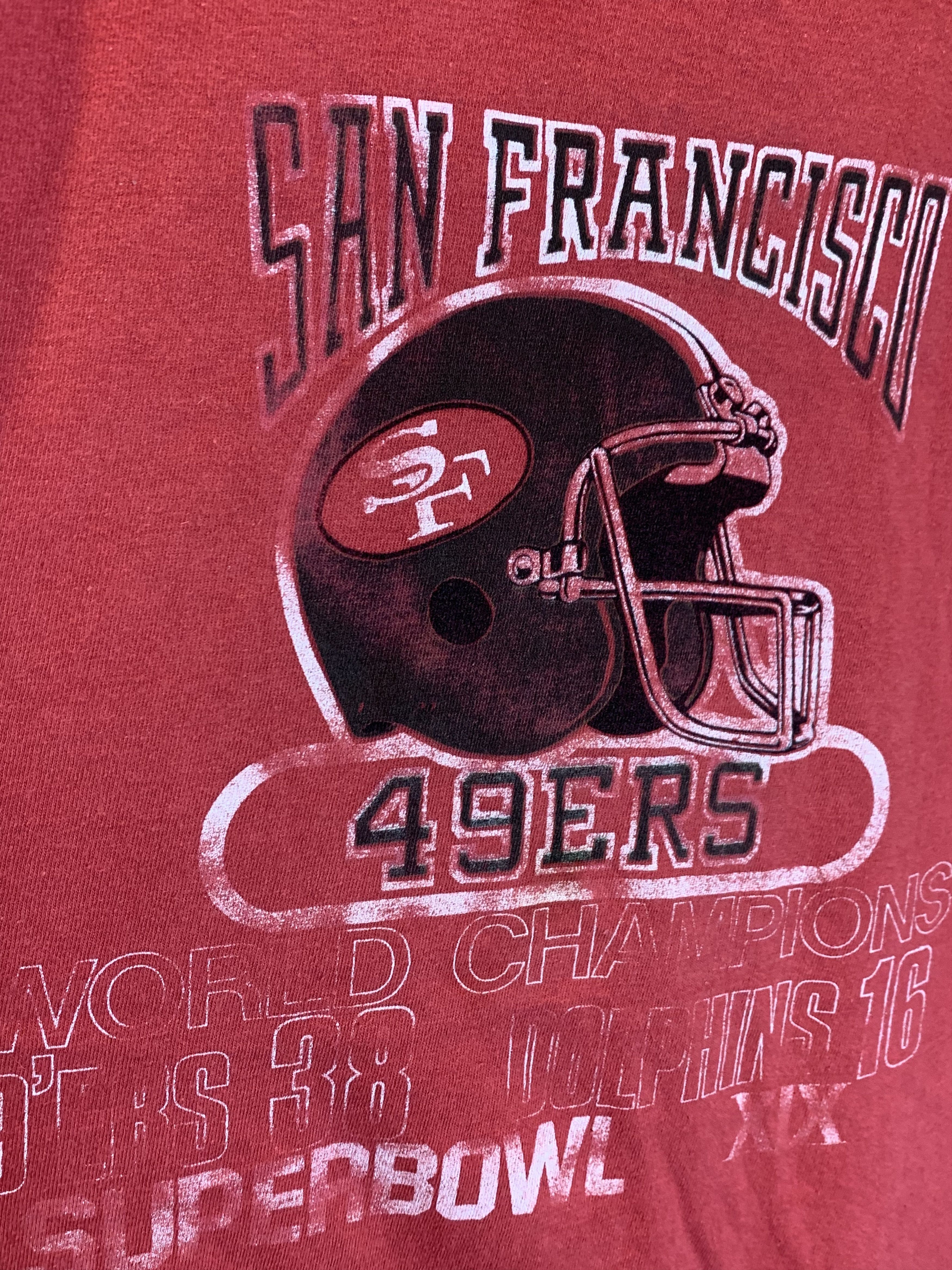 Vintage RARE* Vintage 80s San Francisco 49ers Single Stitch Tank Top Size US L / EU 52-54 / 3 - 3 Thumbnail