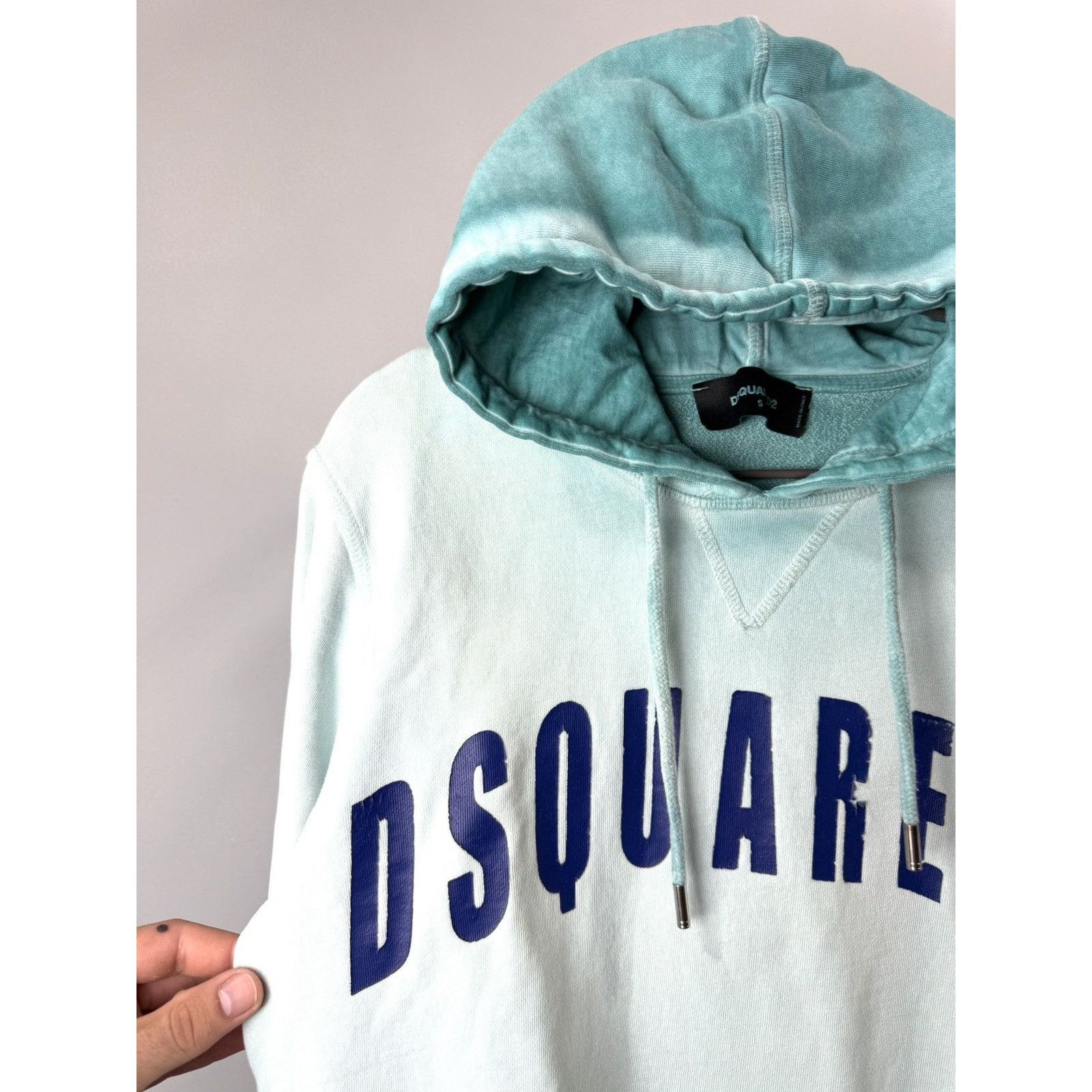 Dsquared2 💥Rare! Dsquared2 Gradient Hoodie Luxury Made In Italy Size US S / EU 44-46 / 1 - 2 Thumbnail