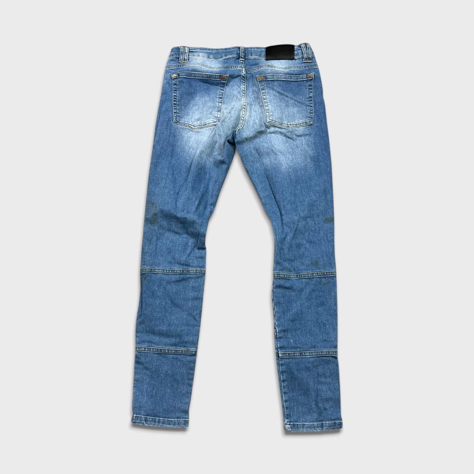 Vitaly Design Vitaly Jeans 32x30 Faded Distressed Slim Taper Denim Pants Size US 32 / EU 48 - 8 Thumbnail