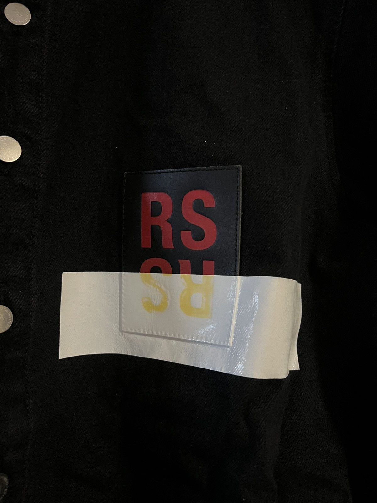 Raf Simons Raf Simons SS17 Tape Patch Denim Overshirt Size US S / EU 44-46 / 1 - 4 Thumbnail