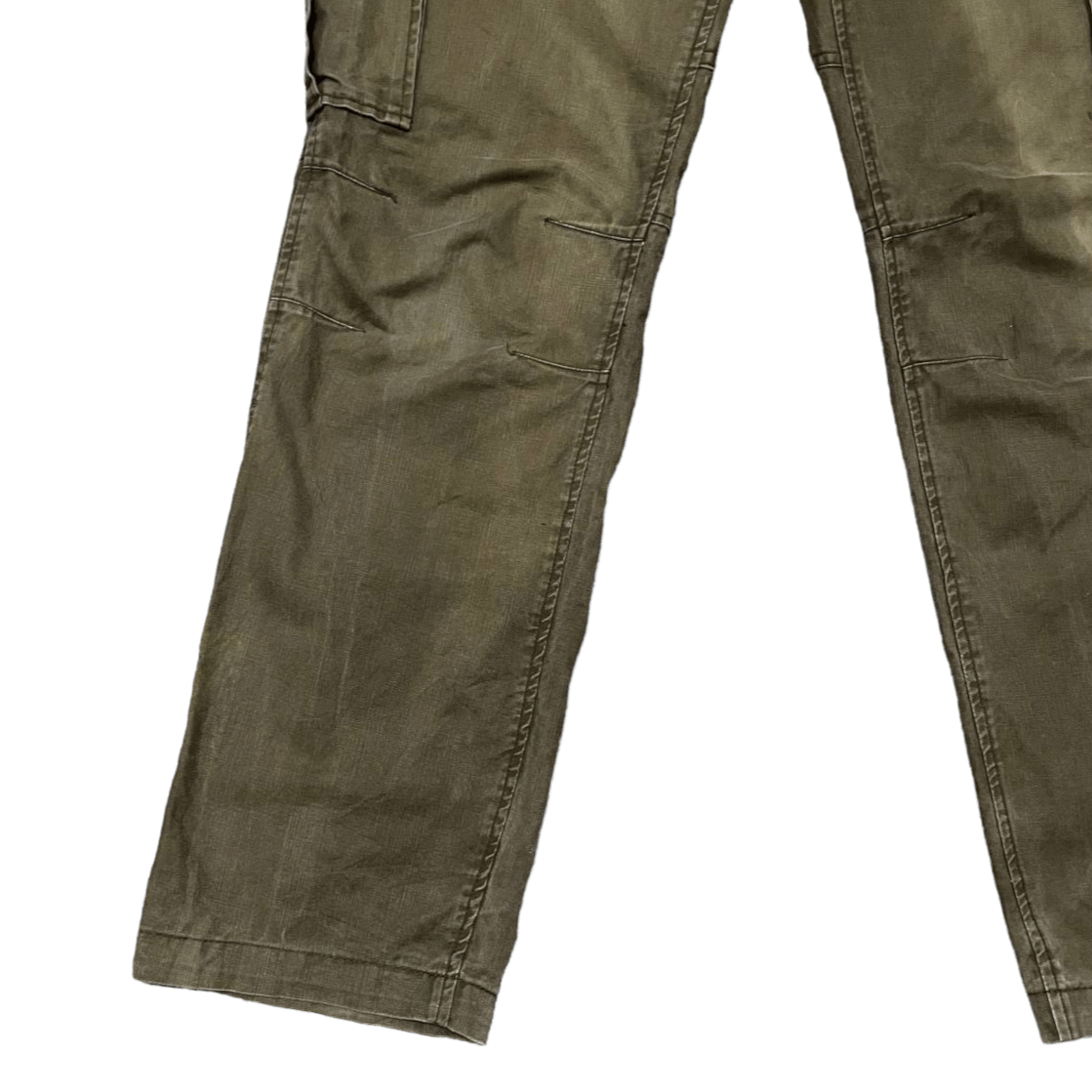 Takeo Kikuchi Vtg TK Takeo Kikuchi Extraheavy Herringbone Cargo Trouser Size US 32 / EU 48 - 4 Thumbnail