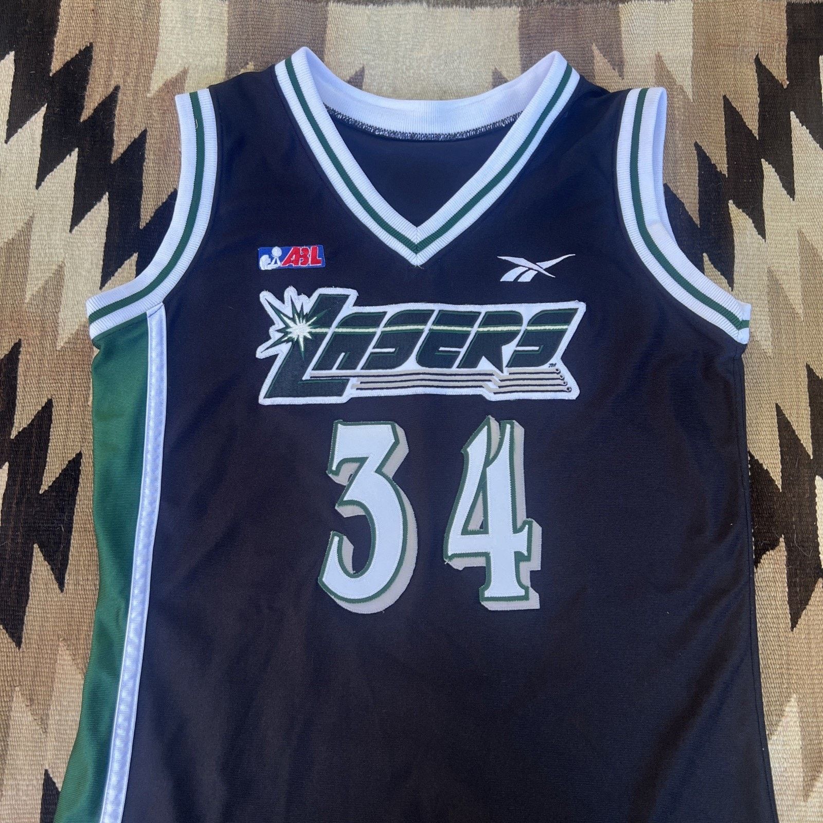 Reebok Vintage ABL San Jose Lasers Sonja Hennings Game Issue Jersey Size L / US 10 / IT 46 - 4 Thumbnail
