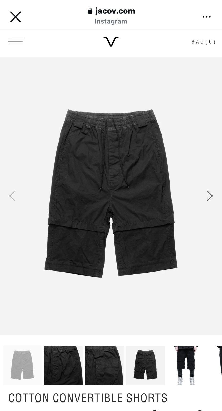 jacov Jacov convertible shorts Size US 30 / EU 46 - 1 Thumbnail
