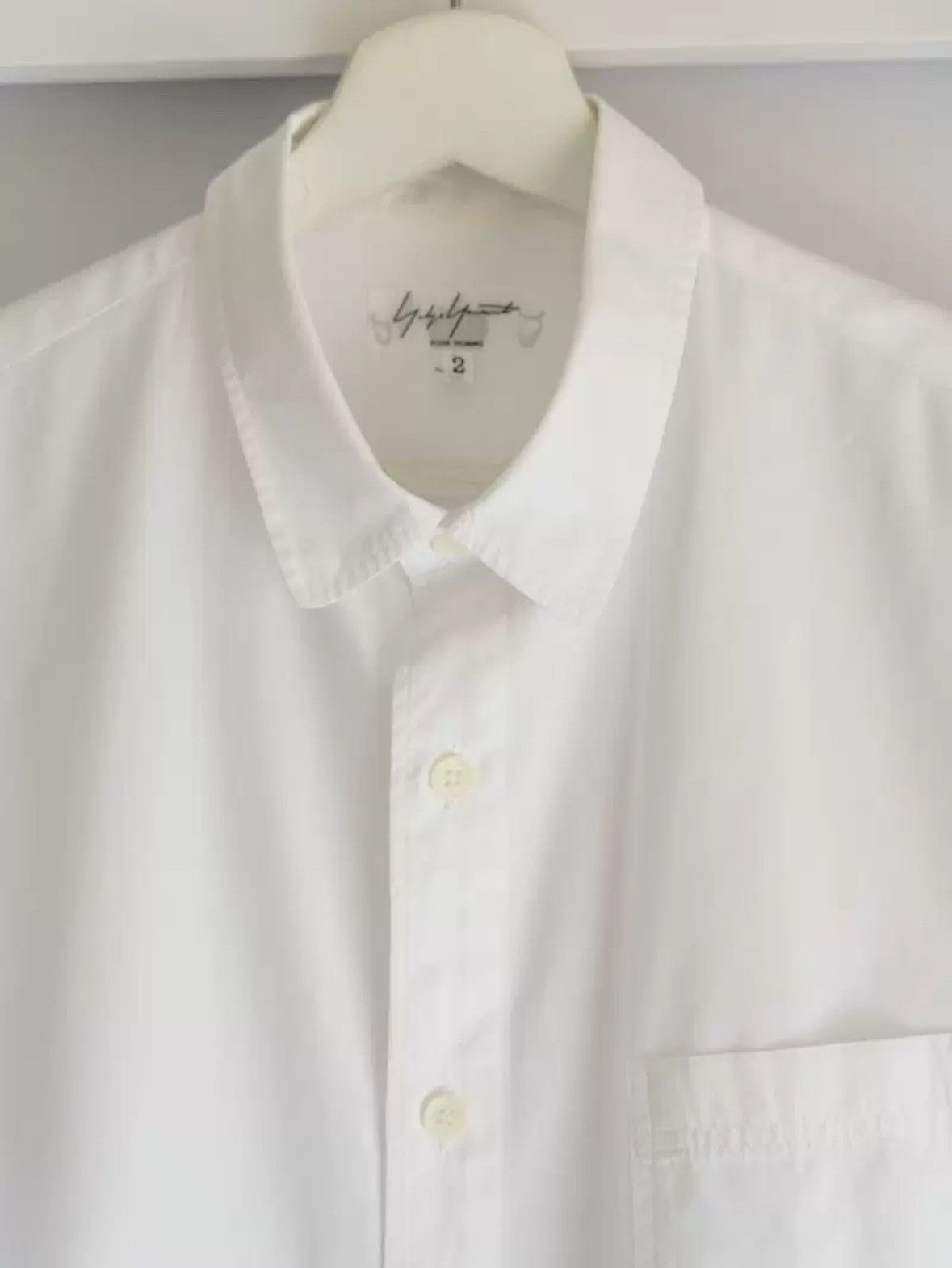 Yohji Yamamoto Yohji Yamamoto 10aw Doll Collar White Shirt 2412-Nextarrow Size US M / EU 48-50 / 2 - 3 Thumbnail