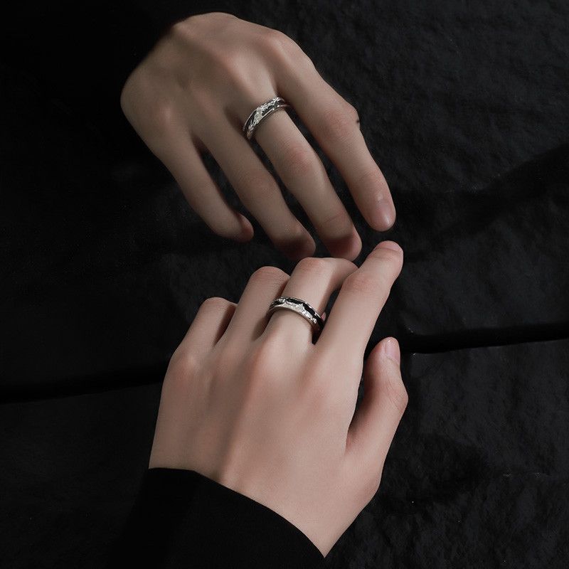 Jewelry Modern Jewelry Rings Open Size Chrome Ring (Size 7-13) Size ONE SIZE - 5 Thumbnail