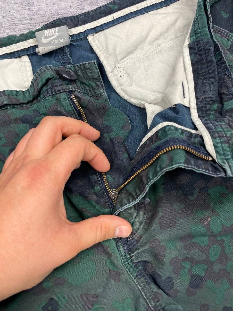 Nike Vintage Nike 90’s Y2K Style Drill Military Cargo Shorts Size US 34 / EU 50 - 13 Thumbnail
