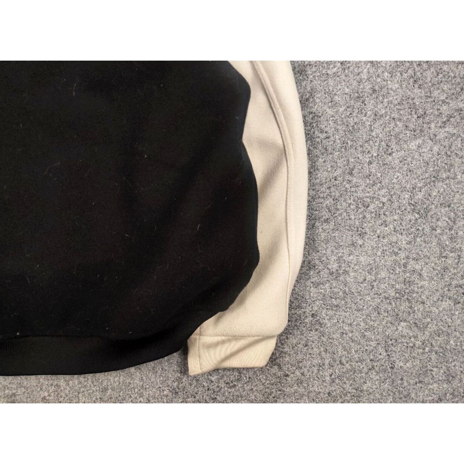 No Fear No Fear Black Varsity Bomber Jacket Women's S Wool Lining Wool Pattern Solid 90s Style Size S / US 4 / IT 40 - 4 Thumbnail