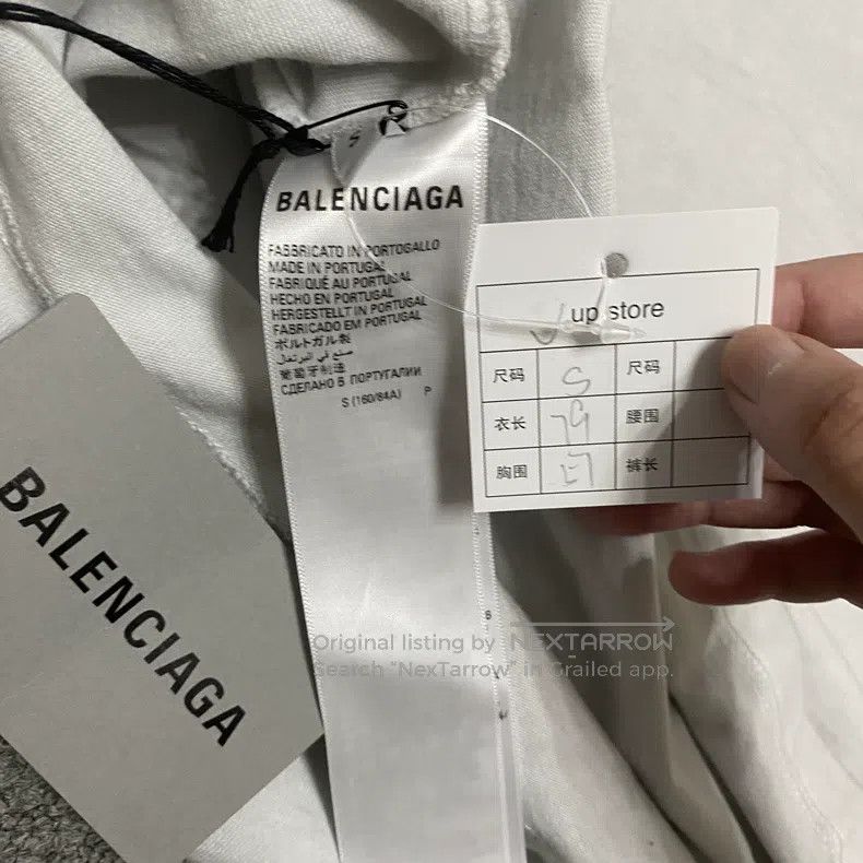Balenciaga Balenciaga Spray Paint Distressed Short Sleeve Size US S / EU 44-46 / 1 - 6 Thumbnail